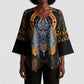 Egyptian Anubis Kimono Sleeve Blouse Ancient Egypt Culture
