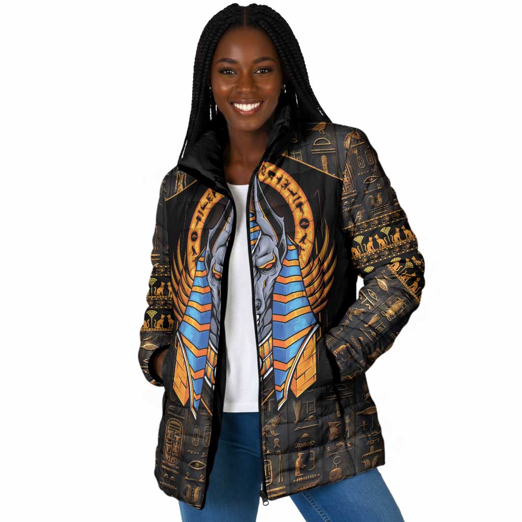 Egyptian Anubis Padded Jacket Ancient Egypt Culture