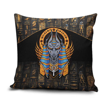 Egyptian Anubis Pillow Cover Ancient Egypt Culture