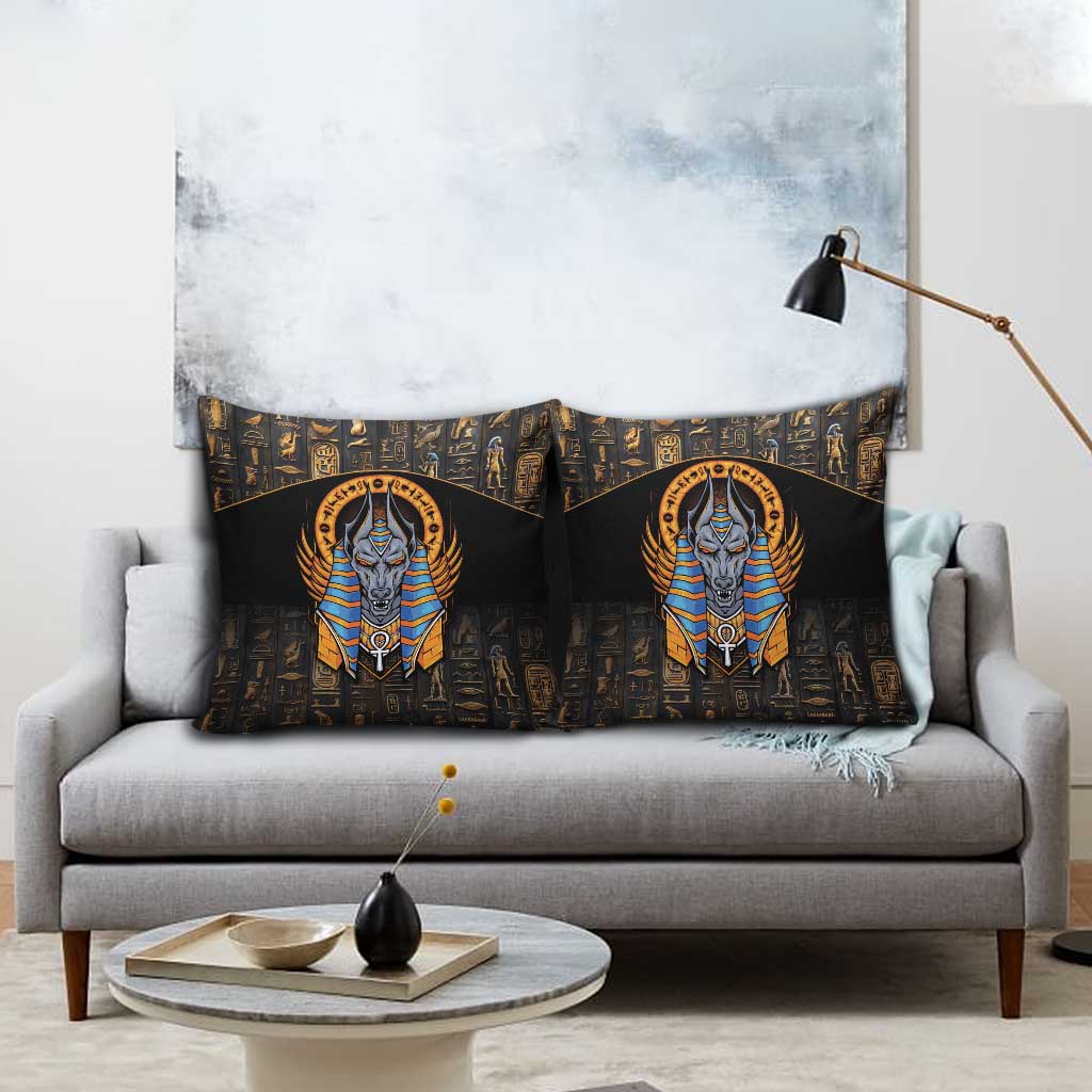 Egyptian Anubis Pillow Cover Ancient Egypt Culture