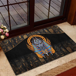 Egyptian Anubis Rubber Doormat Ancient Egypt Culture