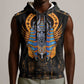 Egyptian Anubis Sleeveless Hoodie Ancient Egypt Culture - African Pride