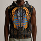 Egyptian Anubis Sleeveless Zip Hoodie Ancient Egypt Culture - African Pride