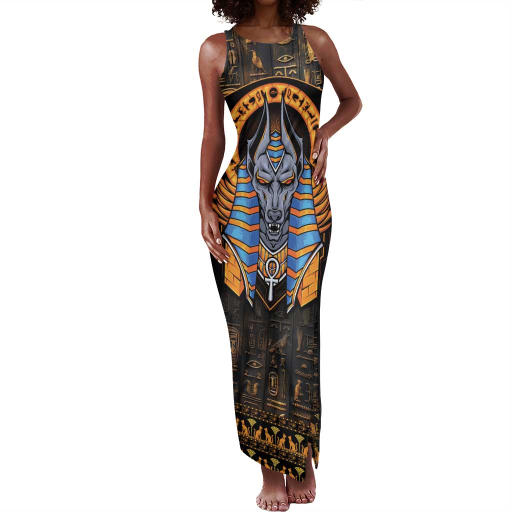 Egyptian Anubis Tank Maxi Dress Ancient Egypt Culture