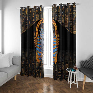 Egyptian Anubis Window Curtain Ancient Egypt Culture