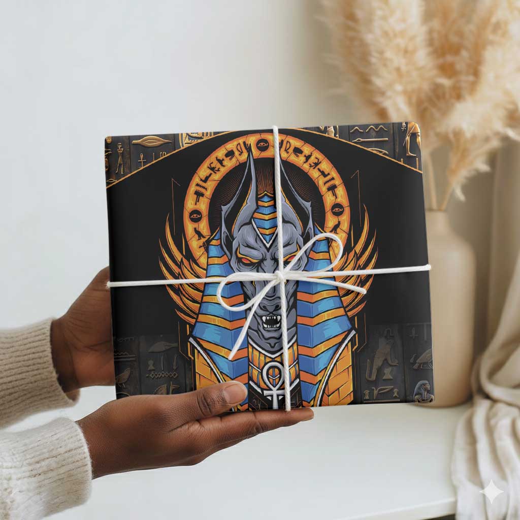 Egyptian Anubis Wrapping Paper Ancient Egypt Culture - African Pride