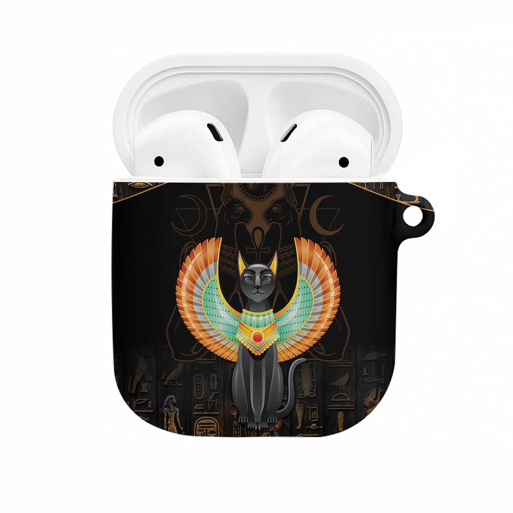 Winged Egypt Cats AirPods Case Ancient Egypt Culture