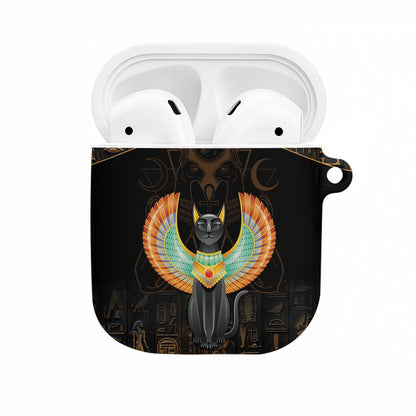 Winged Egypt Cats AirPods Case Ancient Egypt Culture