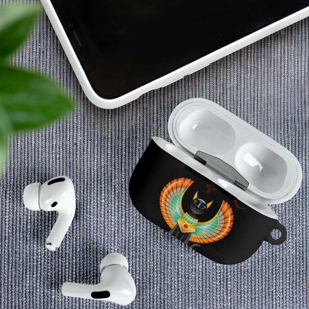 Winged Egypt Cats AirPods Case Ancient Egypt Culture