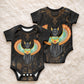 Winged Egypt Cats Baby Onesie Ancient Egypt Culture