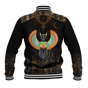 Winged Egypt Cats Baseball Jacket Ancient Egypt Culture LT9