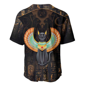 Winged Egypt Cats Baseball Jersey Ancient Egypt Culture