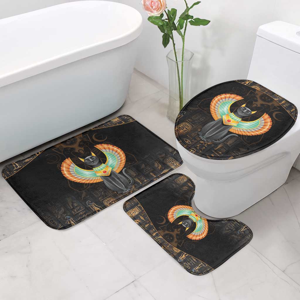 Winged Egypt Cats Bathroom Set Ancient Egypt Culture