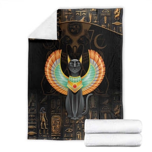 Winged Egypt Cats Blanket Ancient Egypt Culture