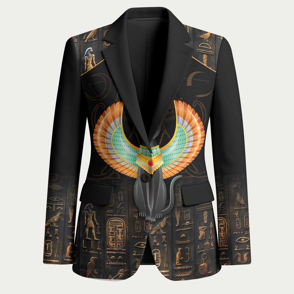 Winged Egypt Cats Blazer Ancient Egypt Culture