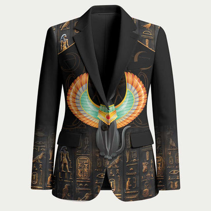 Winged Egypt Cats Blazer Ancient Egypt Culture