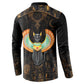 Winged Egypt Cats Button Sweatshirt Ancient Egypt Culture