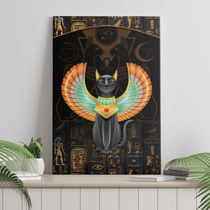 Winged Egypt Cats Canvas Wall Art Ancient Egypt Culture