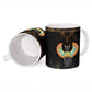 Winged Egypt Cats Ceramic Mug Ancient Egypt Culture