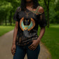 Winged Egypt Cats Cross Shoulder Shirt Ancient Egypt Culture