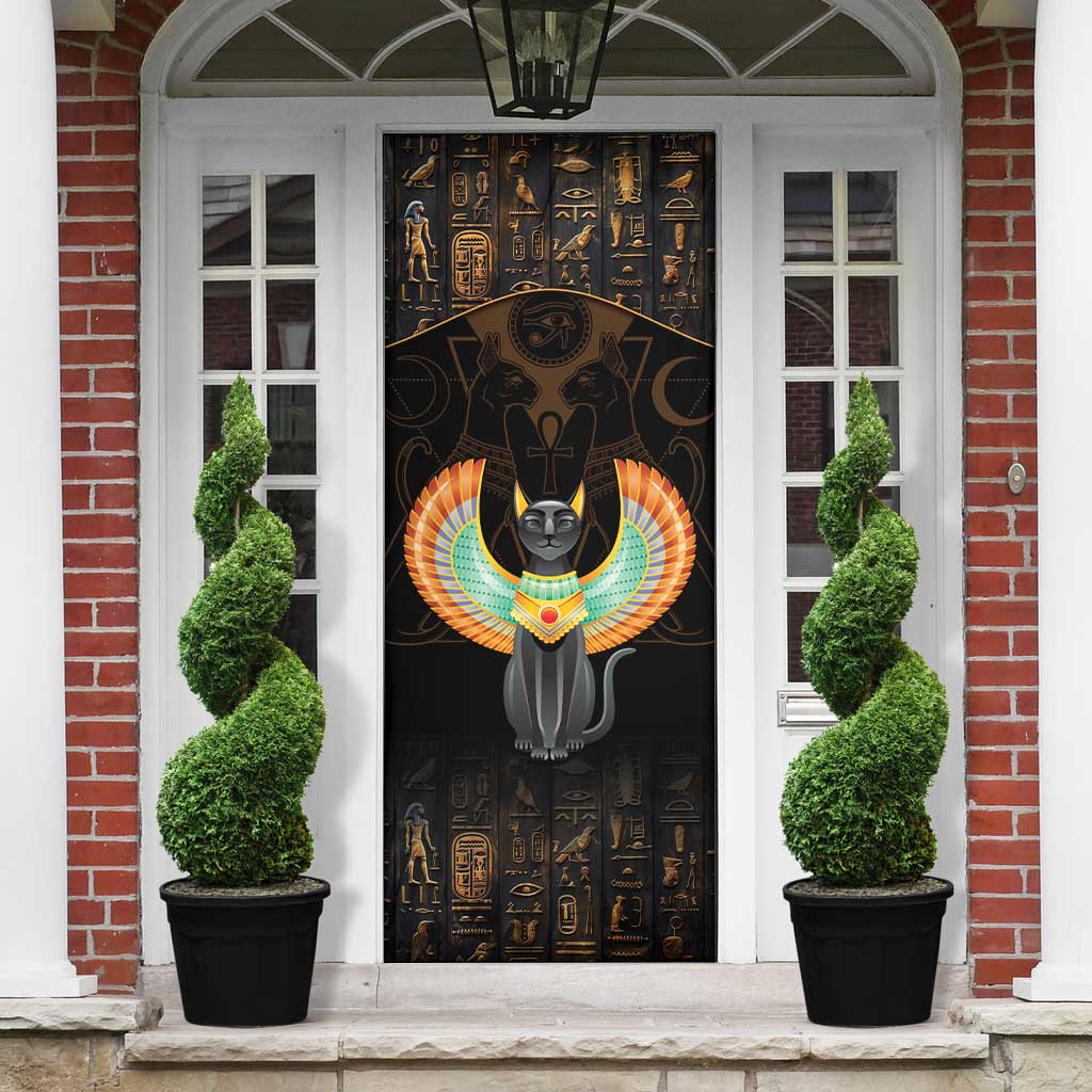 Winged Egypt Cats Door Cover Ancient Egypt Culture