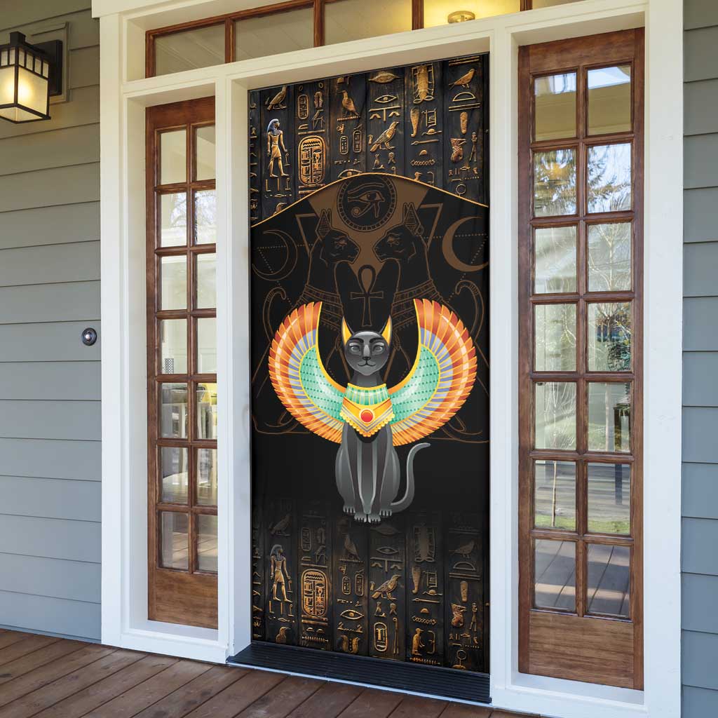 Winged Egypt Cats Door Cover Ancient Egypt Culture