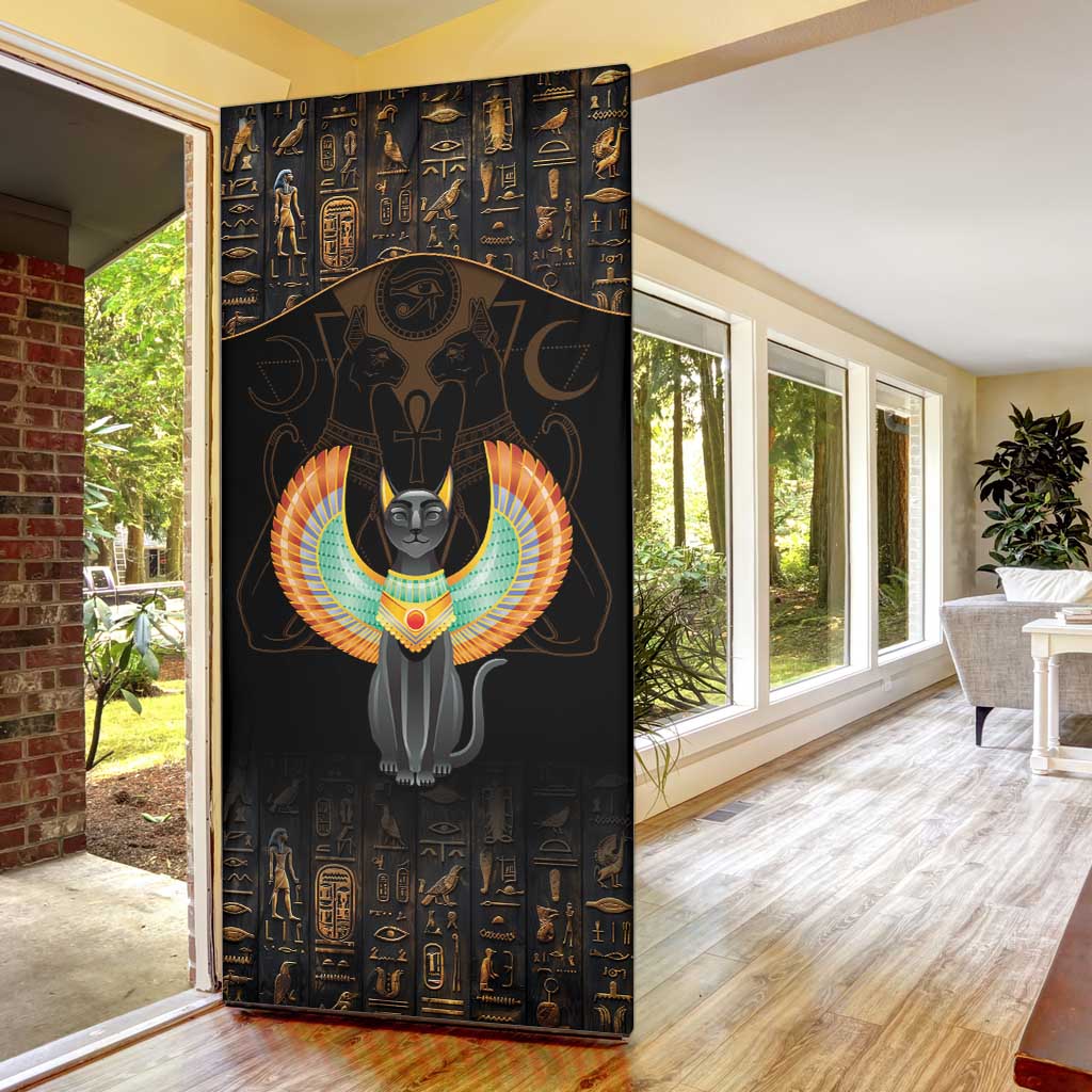 Winged Egypt Cats Door Cover Ancient Egypt Culture