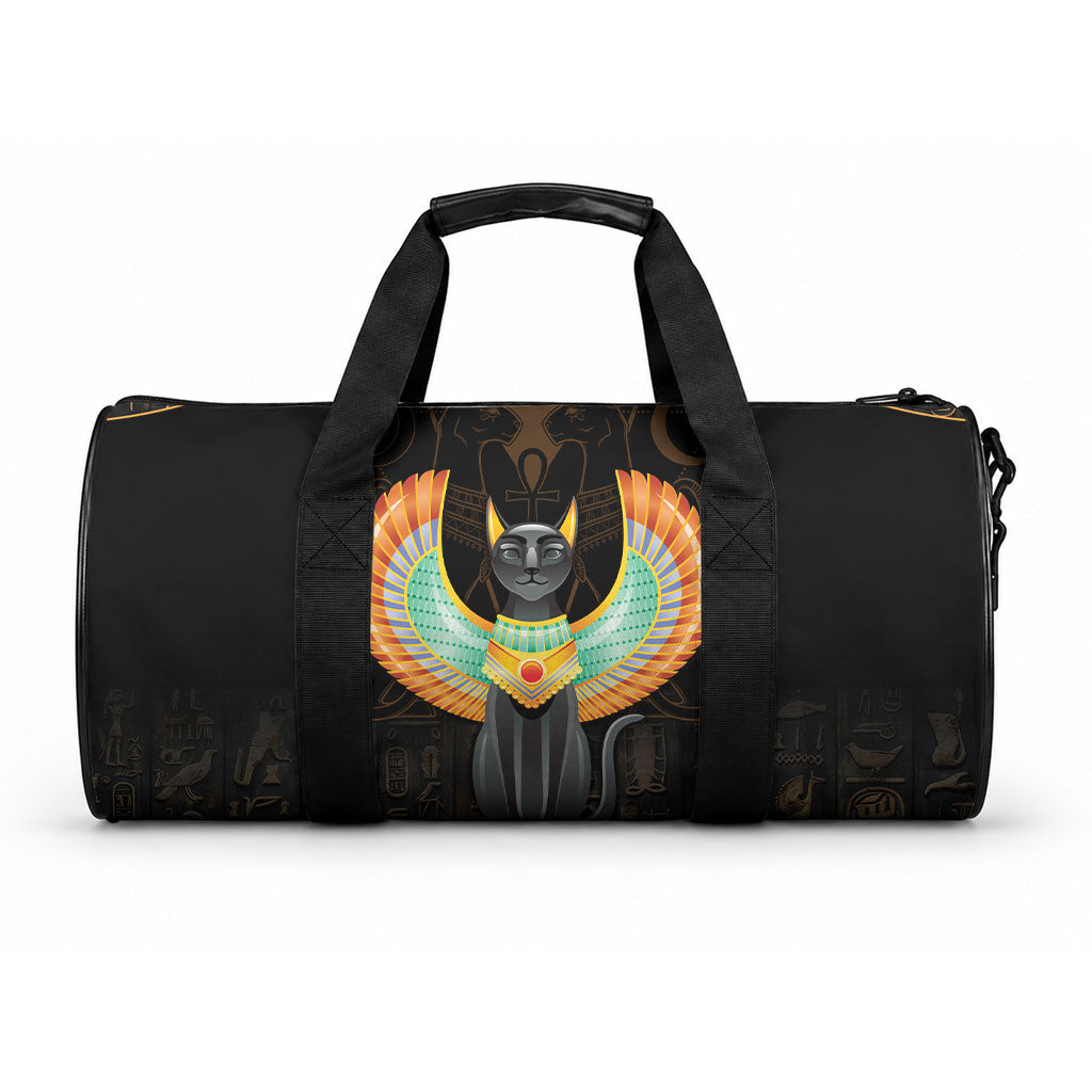Winged Egypt Cats Duffle Bag Ancient Egypt Culture