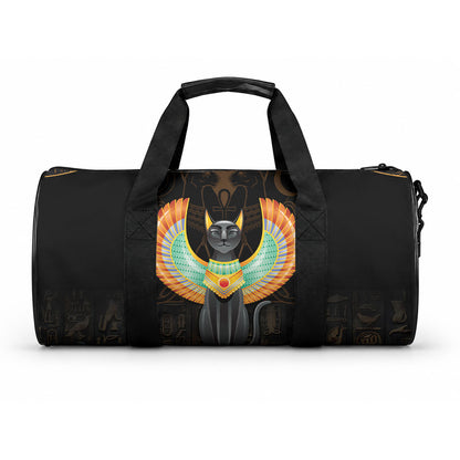 Winged Egypt Cats Duffle Bag Ancient Egypt Culture