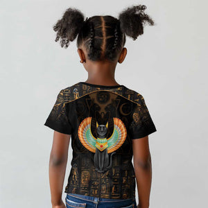 Winged Egypt Cats Kid T shirt Ancient Egypt Culture