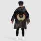 Winged Egypt Cats KId Wearable Blanket Hoodie Ancient Egypt Culture