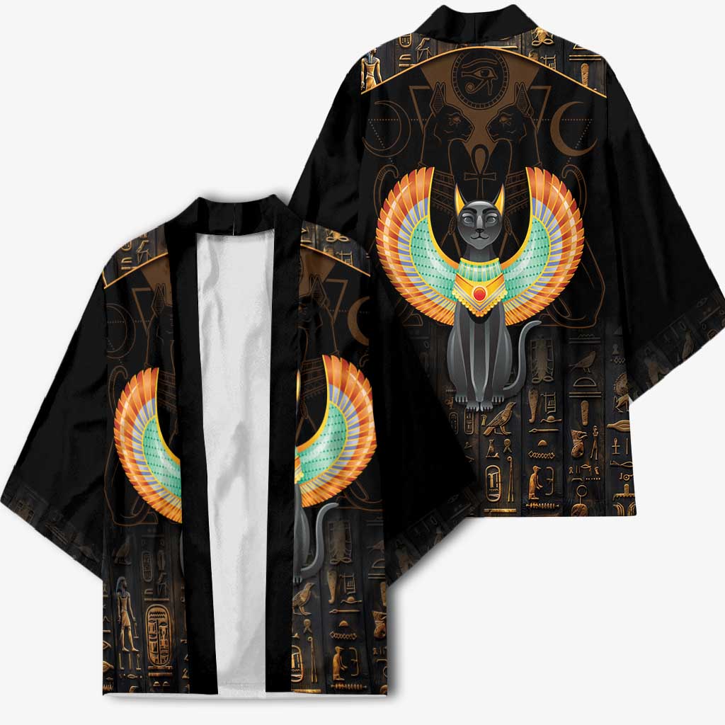 Winged Egypt Cats Kimono Ancient Egypt Culture