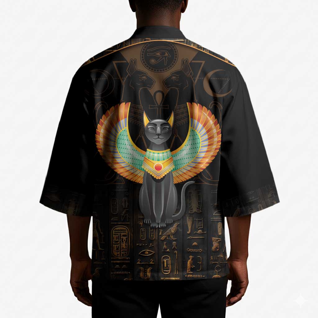 Winged Egypt Cats Kimono Ancient Egypt Culture