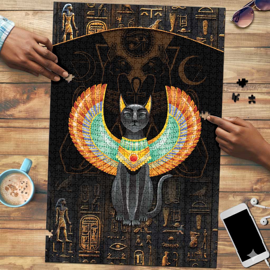 Winged Egypt Cats Puzzle Ancient Egypt Culture