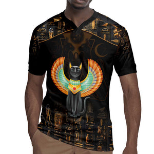 Winged Egypt Cats Rugby Jersey Ancient Egypt Culture