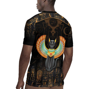 Winged Egypt Cats Rugby Jersey Ancient Egypt Culture