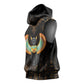 Winged Egypt Cats Sleeveless Hoodie Ancient Egypt Culture - African Pride