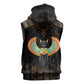 Winged Egypt Cats Sleeveless Zip Hoodie Ancient Egypt Culture - African Pride