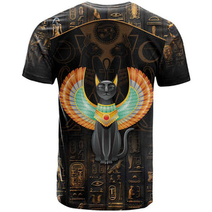 Winged Egypt Cats T shirt Ancient Egypt Culture