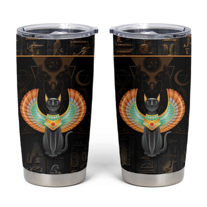 Winged Egypt Cats Tumbler Cup Ancient Egypt Culture