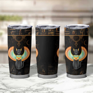 Winged Egypt Cats Tumbler Cup Ancient Egypt Culture