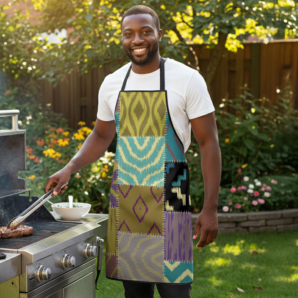 African American Quilt Inspired Apron Cultural Heritage Ethnic Quilt Pattern