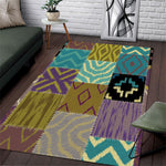 African American Quilt Inspired Area Rug Cultural Heritage Ethnic Quilt Pattern