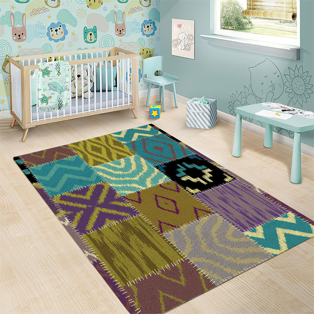 African American Quilt Inspired Area Rug Cultural Heritage Ethnic Quilt Pattern