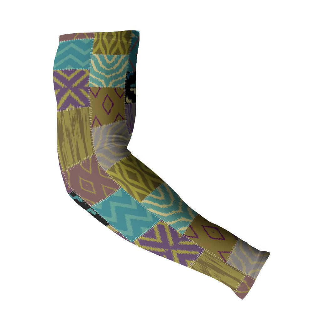 African American Quilt Inspired Arm Sleeves Cultural Heritage Ethnic Quilt Pattern
