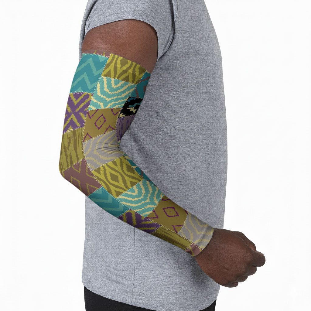 African American Quilt Inspired Arm Sleeves Cultural Heritage Ethnic Quilt Pattern