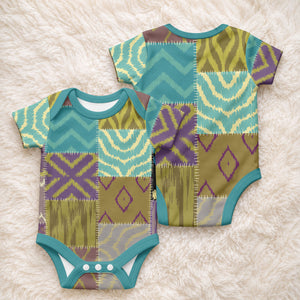 African American Quilt Inspired Baby Onesie Cultural Heritage Ethnic Quilt Pattern