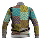 African American Quilt Inspired Baseball Jacket Cultural Heritage Ethnic Quilt Pattern