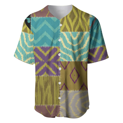 African American Quilt Inspired Baseball Jersey Cultural Heritage Ethnic Quilt Pattern