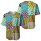 African American Quilt Inspired Baseball Jersey Cultural Heritage Ethnic Quilt Pattern
